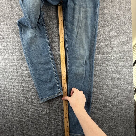 Nudie Jeans Men Denim Jeans 31x32 Tight Terry Steel Navy Stretch ACTL 31X31 - Picture 7 of 16